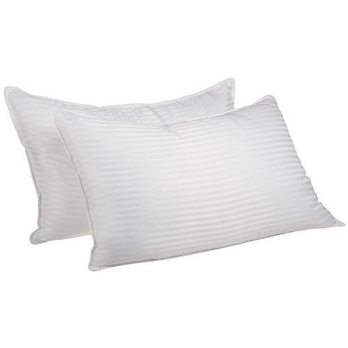 【値下げ】 Down Premium Pack 4 King Striped SUPERIOR Alternative Pillows【並行輸入品】 Bed 枕、ピロー