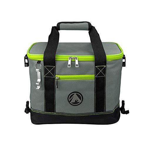 GigaTent Soft Insulated Collapsible Drinks Cooler - Lightweight Tear Resistant Fabric Lunch Box with Bottle Opener for Beach and Travel (Sma