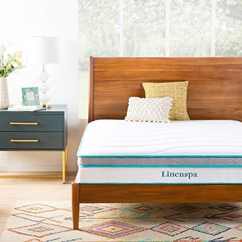 人気ショップが最安値挑戦 Linenspa 10 Inch Memory Foam And Innerspring Hybrid Medium Feel Twin Xl 10 Inch Mattress White 並行輸入品 大流行中 Seasonarians Co Uk