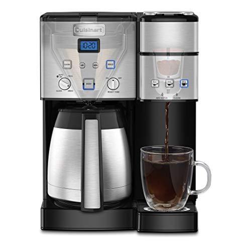 【お1人様1点限り】 Single-Serve Thermal 10-Cup Center Coffee SS-20 Cuisinart Brewer Silver【並行輸入品】 Coffeemaker, 電動コーヒーミル