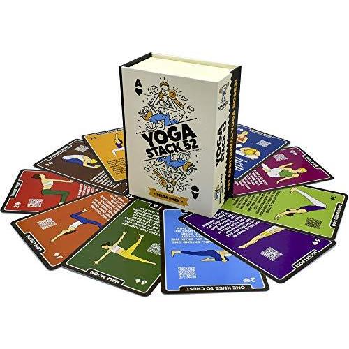 メール便なら送料無料 Stack 52 Yoga Exercise Cards Designed By Certified Yoga Instructor Video Instructions Included Beginner To Advanced Poses And Asana Worko 工場直送 Www Doctor Plan Com