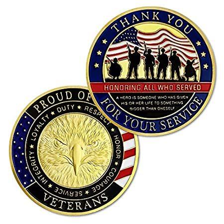 定番人気 Military Veterans Challenge Coin Thank You For Your Service Appreciation Gi好評販売中