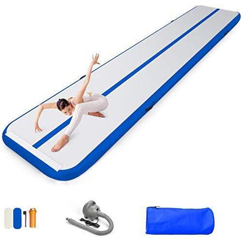 16FT Air Track Inflatable Floor Home Gymnastics Tumbling Mat GYM W.Pump Gift New 