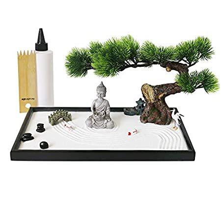 充実の品 Japanese Tabletop Meditation Zen Garden Gift - Tabletop Rock Sand Meditatin好評販売中 その他おもちゃ
