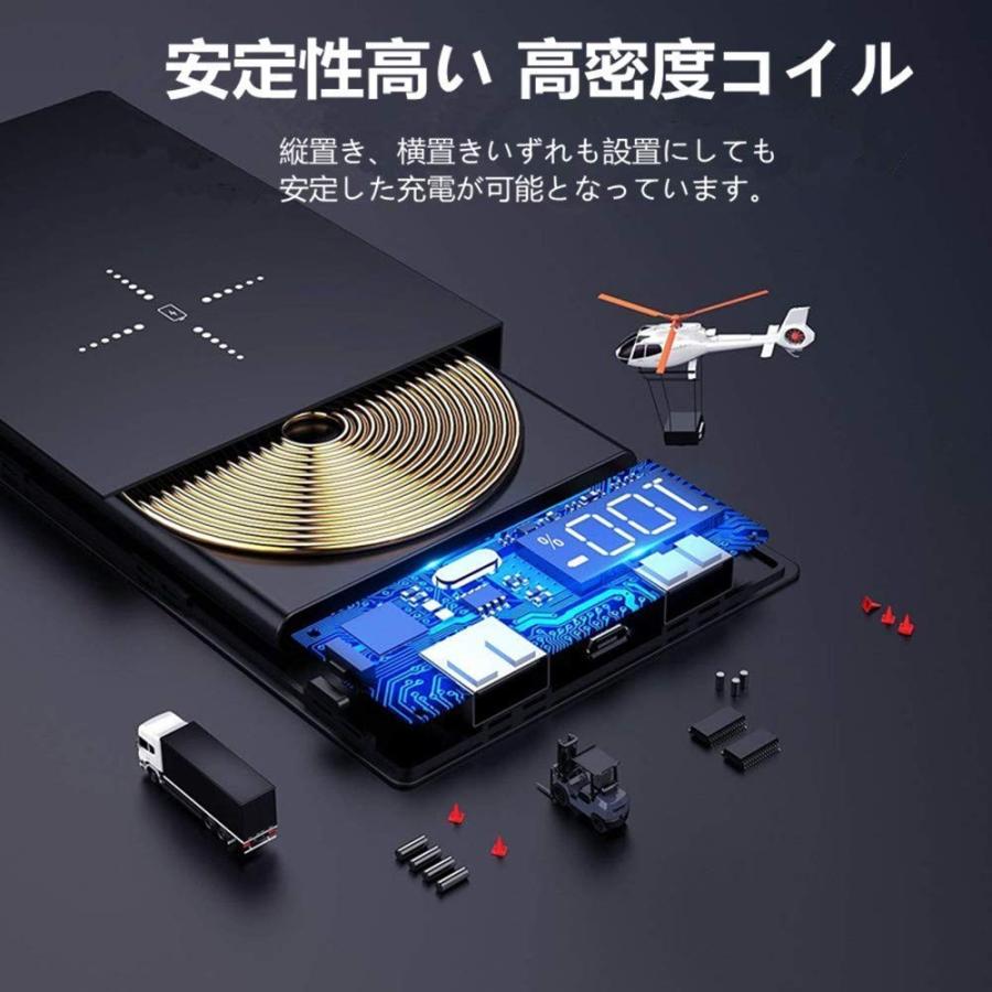 モバイルバッテリー ワイヤレス充電 大容量 100mah Qi Iphone 急速充電 充電器 ワイヤレス充電器 軽量 実効容量 急速 バッテリー おしゃれ ガラス画面 Cdb H12 Lakko 通販 Yahoo ショッピング