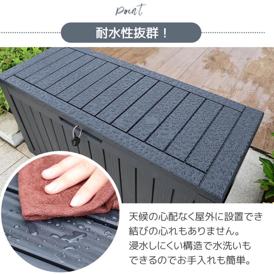 物置 屋外 収納ボックス 収納庫 小型 置き配 ゴミ箱 118L 170L 270L