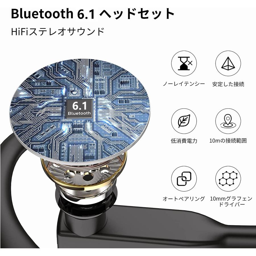 ワイヤレスイヤホン ビジネス向け イヤホン bluetooth 6.1 iphone
