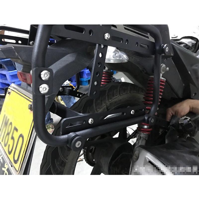 送料無料 バイク用サイドボックス 左右セット(片側38L) アルミ製 普通