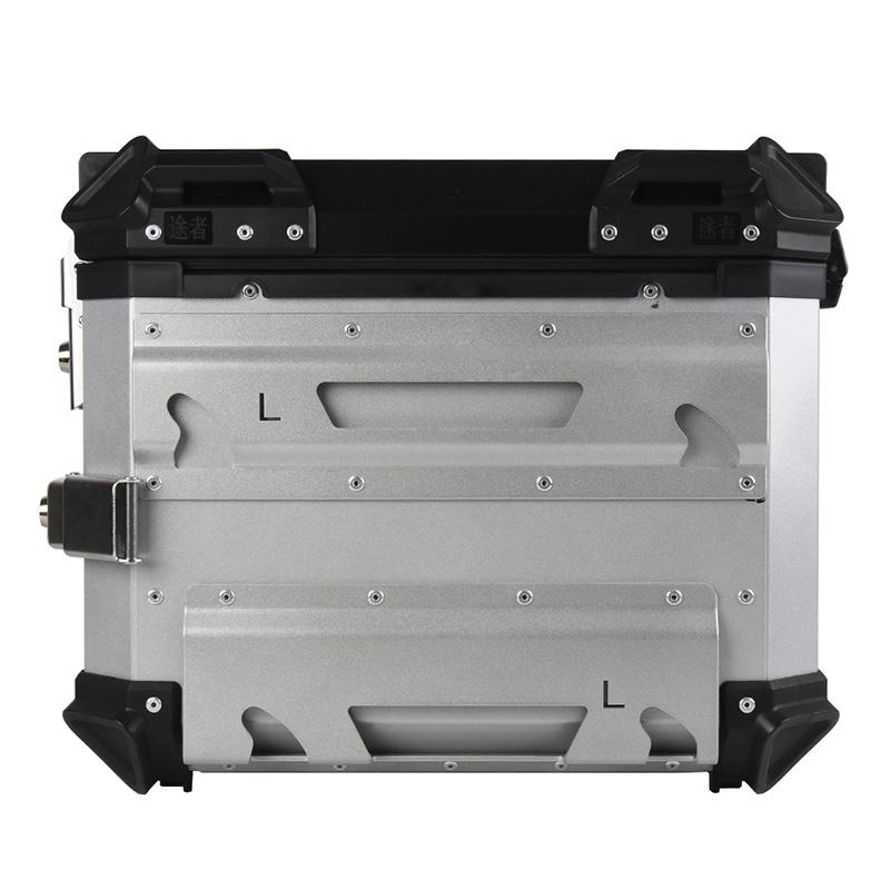 送料無料 バイク用サイドボックス 左右セット(片側38L) アルミ製 普通