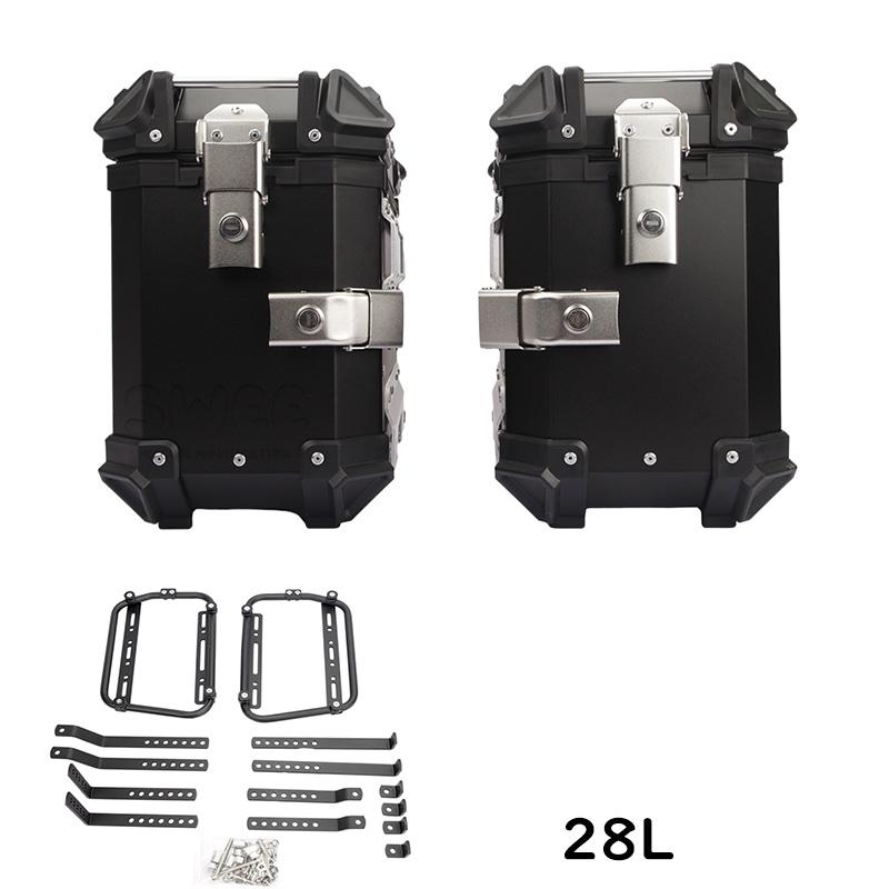 送料無料 サイドボックス バイク用サイドケース 左右セット(片側28L