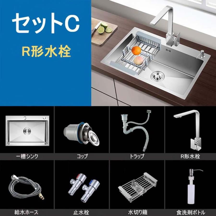 送料無料 シンク ステンレス タンク 一槽シンク 流し台 DIY キッチン