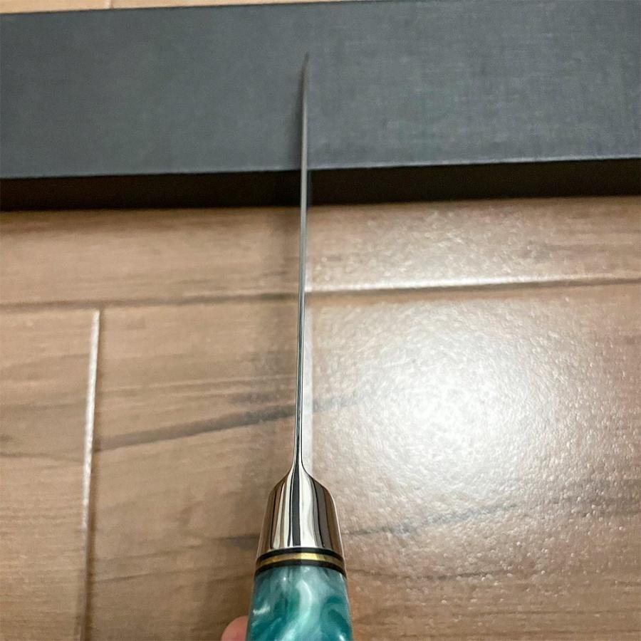 送料無料 即納 牛刀包丁 包丁 ダマスカス 67層 V金10号 200mm プロの切れ味をご家庭で 刃幅/47mm 刃渡り約205mm 刃 新生活 NK25C02の画像