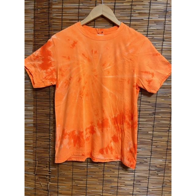 オレンジ タイダイ柄 半袖Tシャツ 1603815563.jpg?1656122730