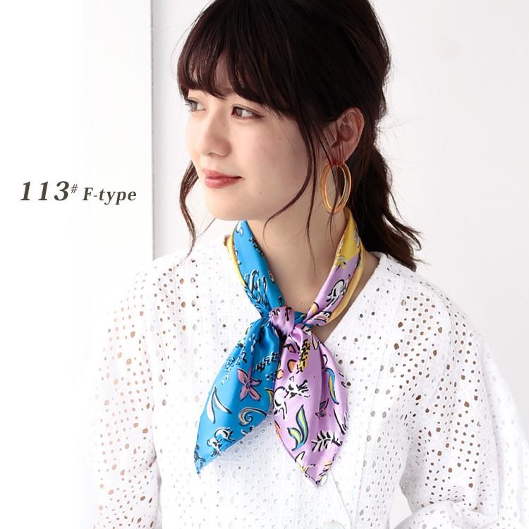 シルク タッチ スカーフ レディース 春 夏 秋 冬 用 サテン 生地 馬