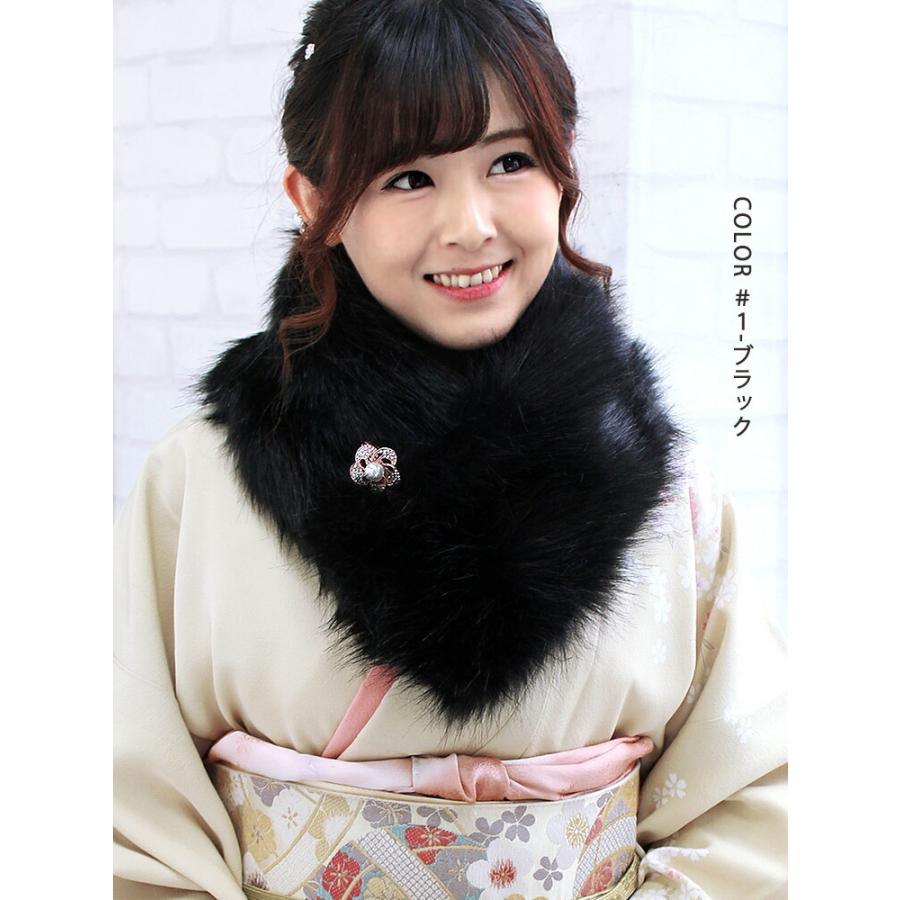 マフラー ファー ブラック Amazon | ティペット ファー マフラー メンズ 冬 用 フェイクファー