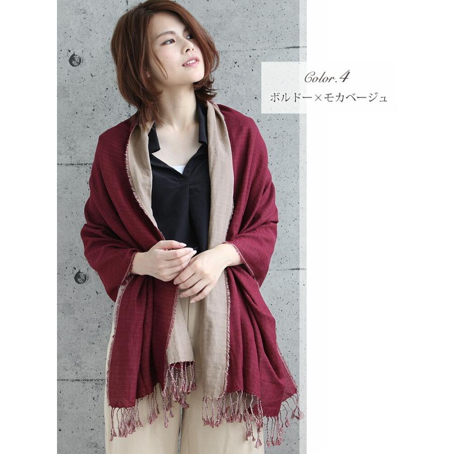 大判 ストール レディース 春 夏 秋 用 コットン 綿 100