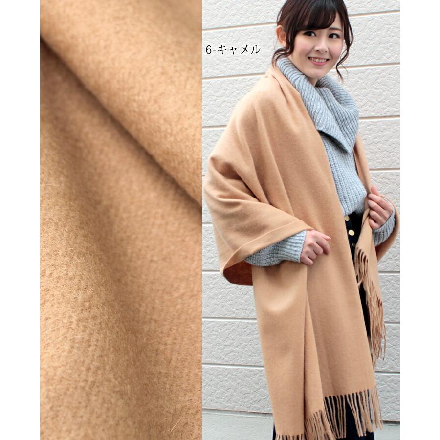 ストール 大判 厚手 レディース メンズ 春 秋 冬 用 羊毛 ウール 100