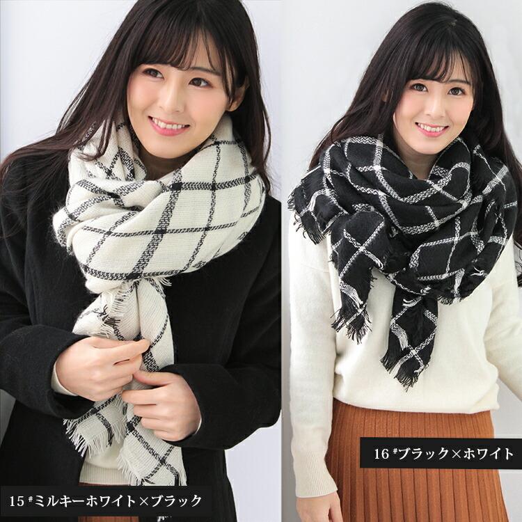 JOURNAL STANDARD ジャーナルスタンダード ストール  チェック/カシミヤ    ブラック/ホワイト レディース / 240001179688 JOURNAL STANDARD ジャーナルスタンダード ストール チェック/カシミヤ