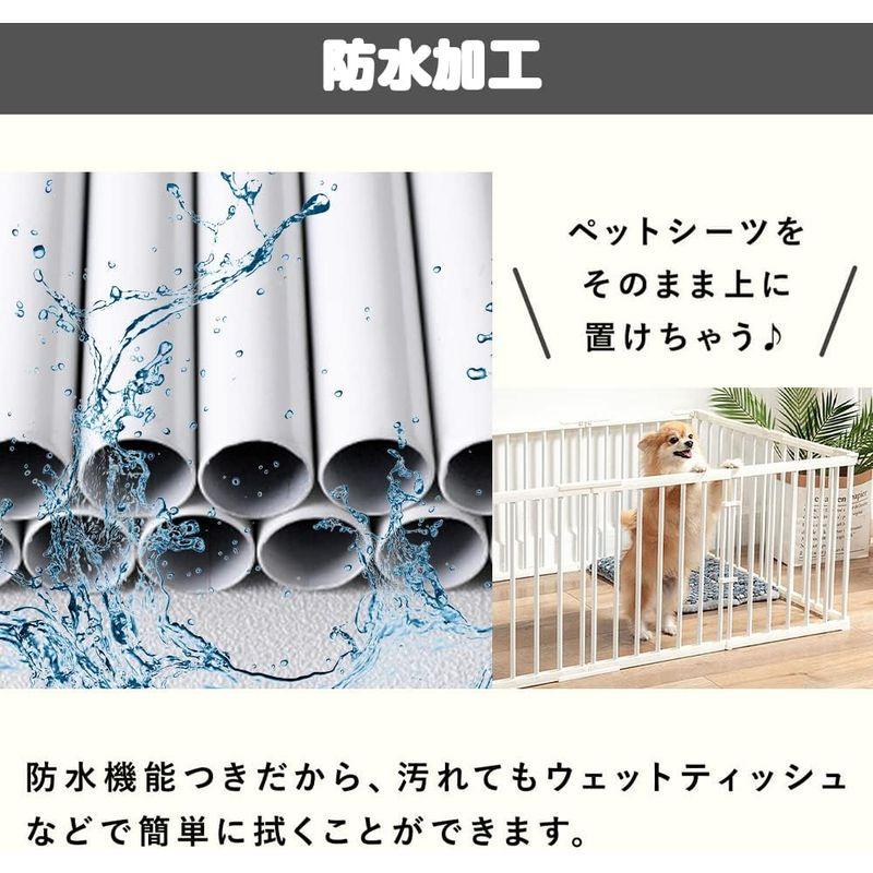 ペットサークル 犬用サークル 柵 フェンス 室内用 131x89x70cm ドア付き 猫用 犬用 ペット 扉付き 折りたたみ メッシュ ケー ペットサークル 犬用サークル 柵 フェンス 室内用 131x89x70cm ドア付き 猫用 犬用 ペット 扉付き 折りたたみ メッシュ ケー