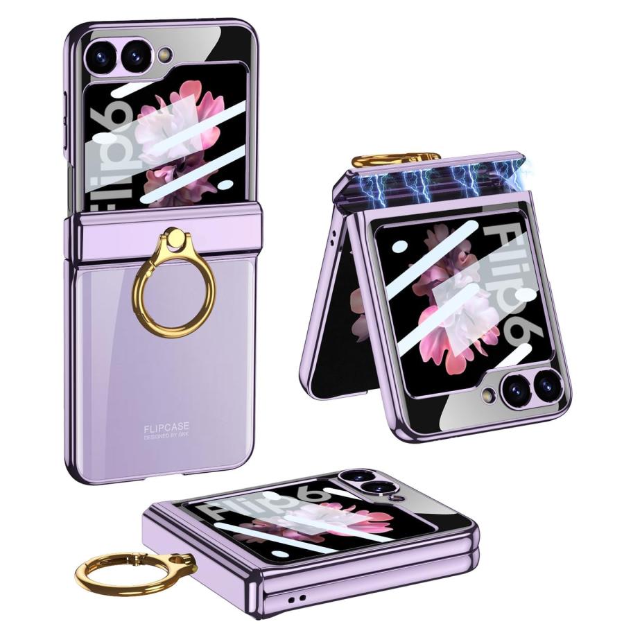 Galaxy Z Flip6 クリア ケース ヒンジ保護 Samsung ギャラクシー Galaxy Z Flip6 クリア ケース ヒンジ保護 Samsung ギャラクシー