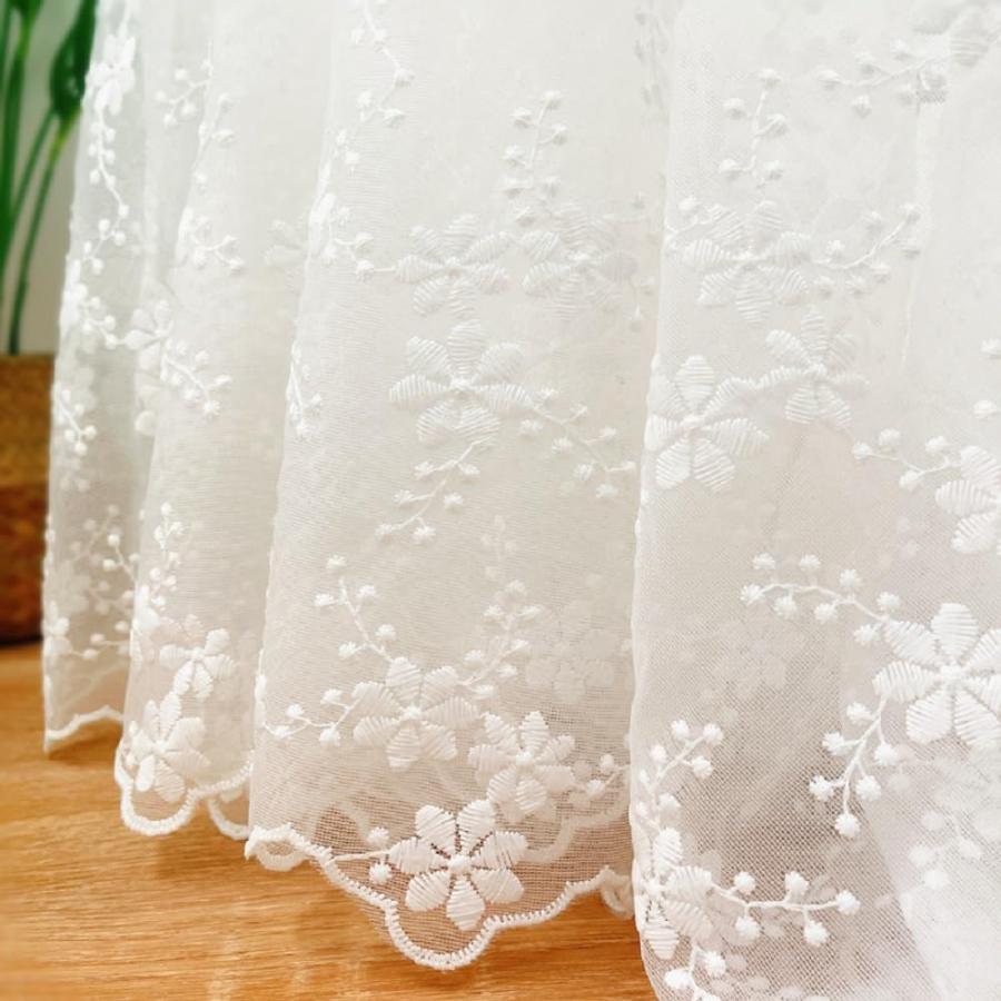 siawadeky 花柄 レース生地 オーガンジー 立体刺繍 布 メッシュ siawadeky 花柄 レース生地 オーガンジー 立体刺繍 布 メッシュ