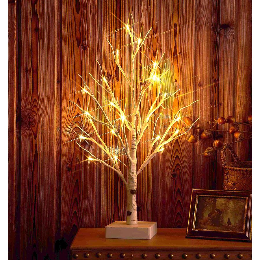 クリスマス シラカバ ツリー 白樺 電飾 インテリア オーナメント 飾り