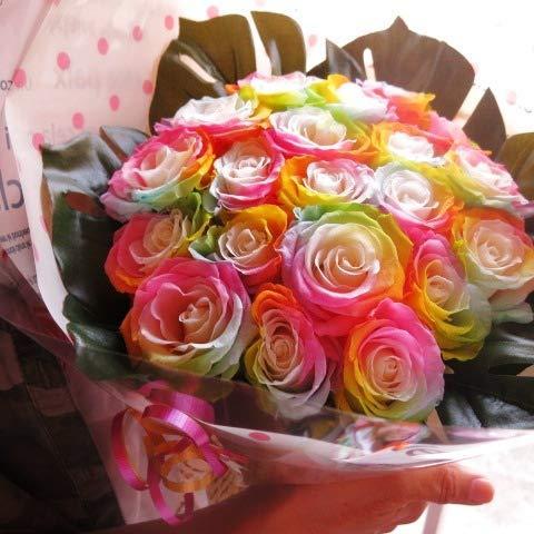 プレゼントを選ぼう プリザーブドフラワー レインボーローズ 誕生日プレゼント バラ 誕生日プレゼント 記念日 バラ 大輪系 花束 フラワーギフト 花束 本 生花 Smssvg Org