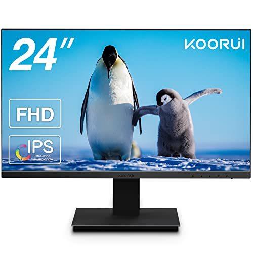 魅力の 24n1 23 8インチ モニター Koorui ディスプレイ 3年保証 Hdmi Vga フレームレス Vesa対応 フリッカーフリー ブルーライト軽減 75hz フルhd 99 Srgb Ips非光沢 ディスプレイ モニター