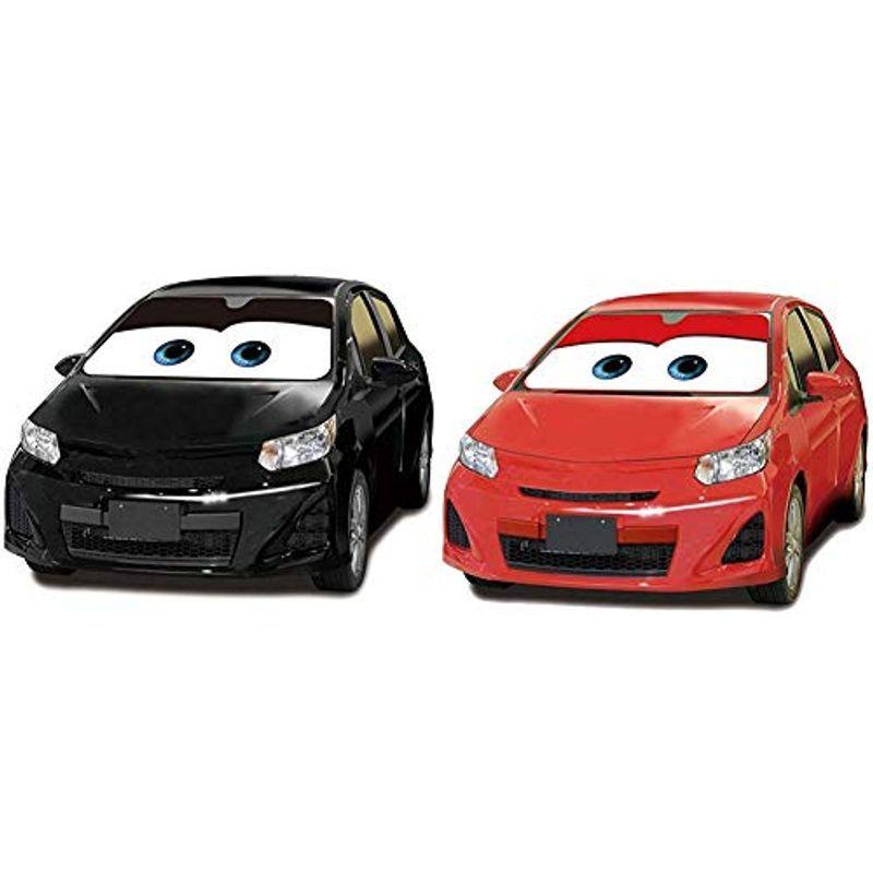 ナポレックス 車用 サンシェード カーズ ブラック レッド 2枚セット Lalaofficial7 通販 Yahoo ショッピング