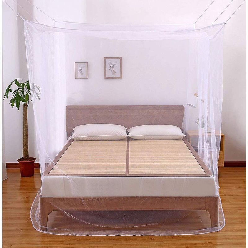 超歓迎超歓迎蚊帳 かや 6畳 8畳用 モスキート ネット 四角 大型 ベッド