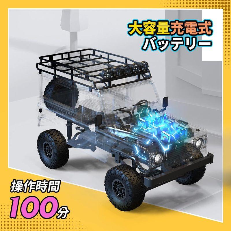 DEERC ラジコン クローラー アップグレード版 ラジコンカー オフロード 4WD 1/12 独立懸架 操作時間100分 RCカー 大人向 ラジコン クローラー アップグレード版 ラジコンカー オフロード 4WD 1/12 独立懸架 操作時間100分 RCカー 大人向