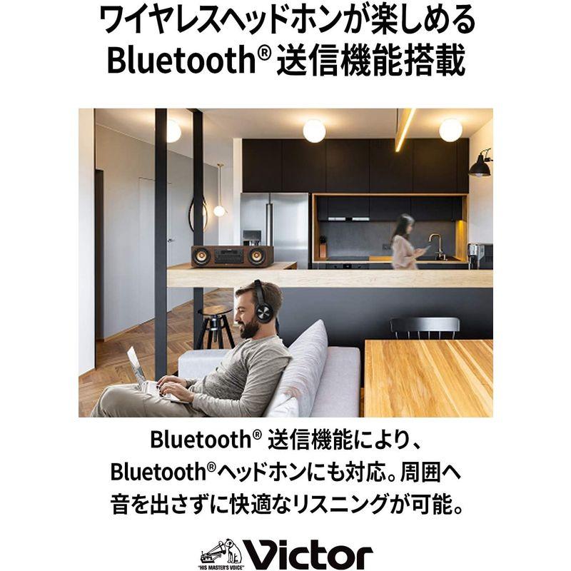 【訳あり品】 Victor EX-D6 ウッドコーンシリーズ 一体型オールインワンシステム ハイレゾ音源再生 Bluetooth対応 【QGW7172159692】(25541円)