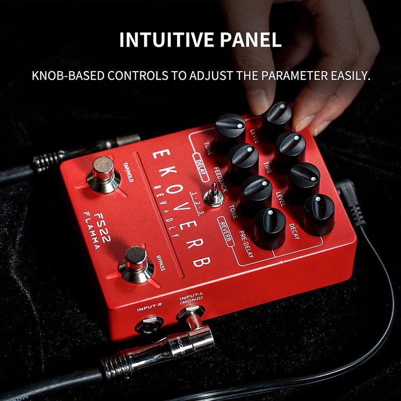 最大63％オフ！FLAMMA FS22ディレイとリバーブギターエフェクトペダル