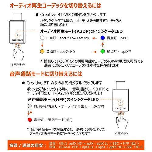 Sound Blaster JAM V2 ワイヤレス通話スターターキット 低遅延 aptX LL aptX HD テレワーク HS-SBJV2W｜lalala-store｜07