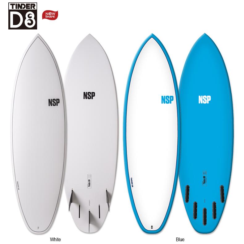 NSP Surfboard ELEMENTS HDT TINDER-D8 6'2” サーフボード ショート