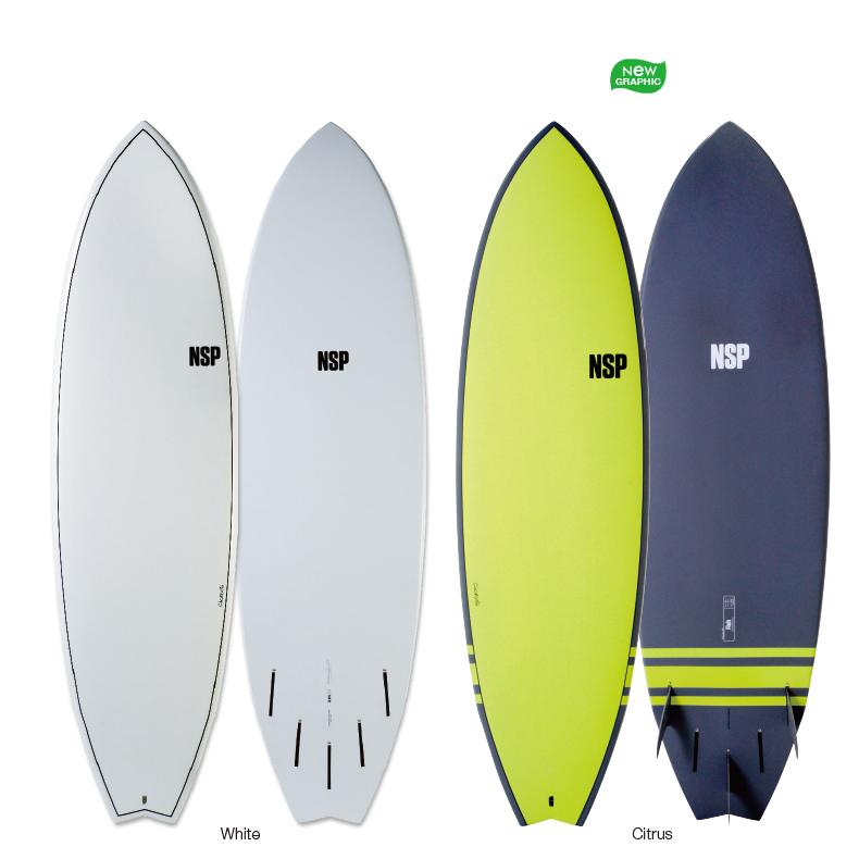 NSP Surfboard ELEMENTS HDT FISH 6 