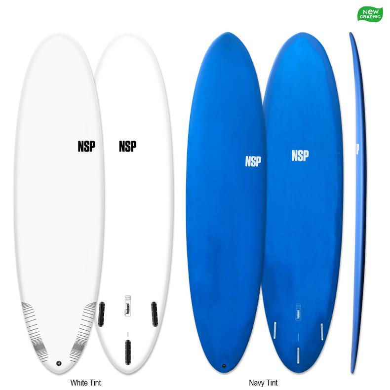 NSP Surfboard PROTECH FUNBOARD 7’2” 2カラー NSP サーフボード ファンボード EPS