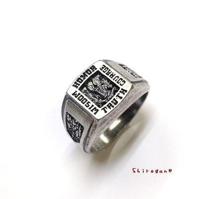 日本製 オーダーメイド Shirogane 指輪 カレッジリング : ララレディー