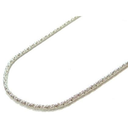 シルバー ネックレス 幅0.2cm メッシュシルバーネックレスチェーン