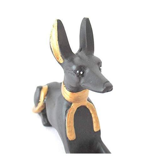 結婚祝い 古代エジプトのアヌビス神 犬 Mサイズ Anubis 座るアヌビス神の彫像 Cisama Sc Gov Br