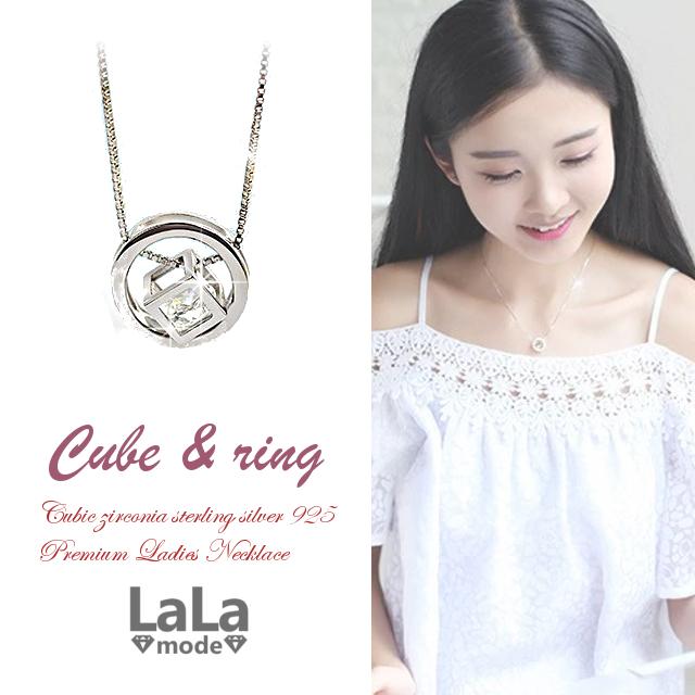ネックレス レディース キューブ リング 0.3ct CZダイヤモンド AAAA キュービック ジルコニア シルバー925 プラチナ コーティング仕上げ アレルギー対応 |  | 06