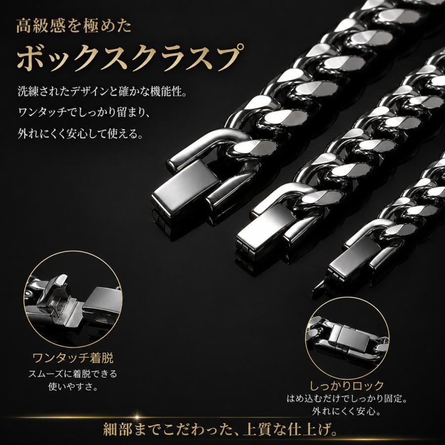 ネックレス メンズ 喜平 チェーン サージカル ステンレス 316L 金属アレルギー対応 つけっぱなし プラチナ シルバー シンプル シンプル 細め 太め ロング |  | 03