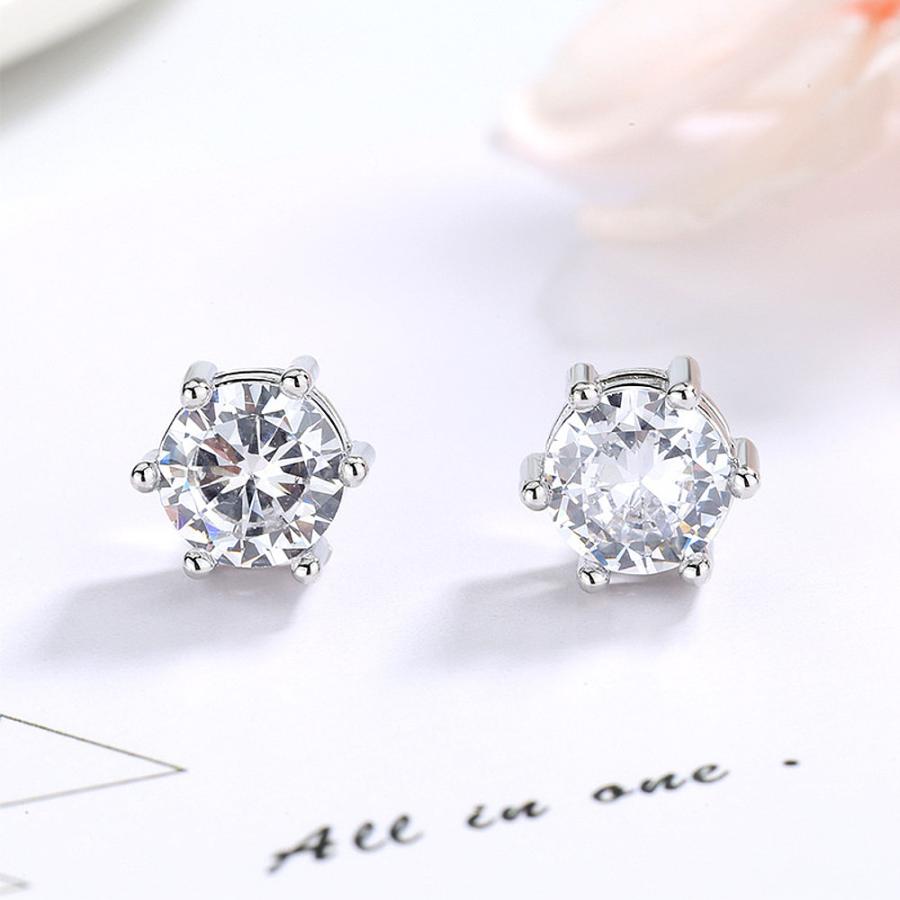 ネックレス ピアス セット レディース 一粒石 ワンストーン CZダイヤモンド AAAA ジルコニア 大粒 シルバー925 プラチナ コーティング仕上げ アレルギー対応 |  | 04