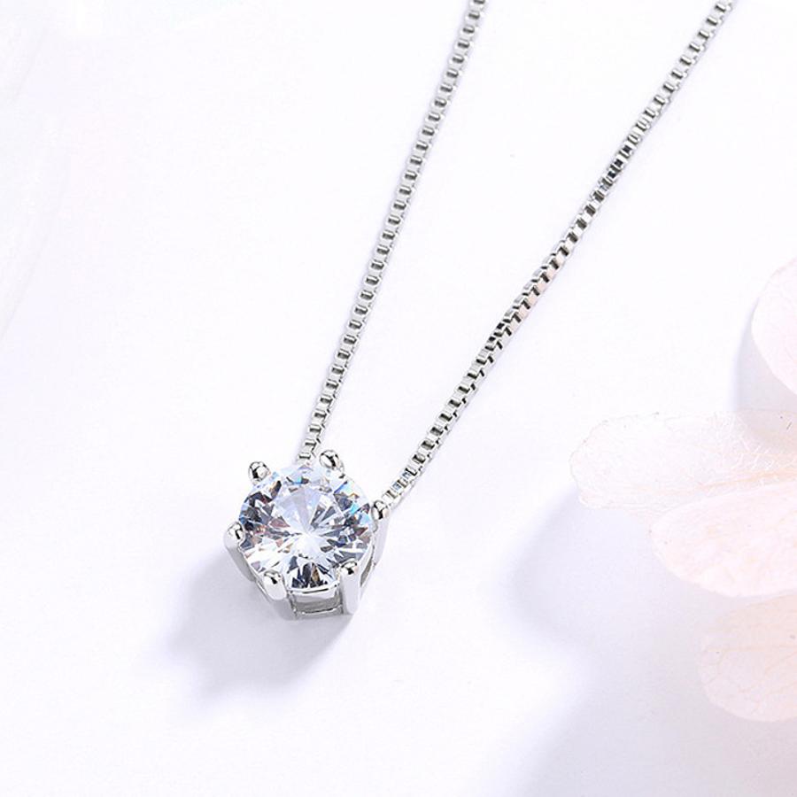 ネックレス ピアス セット レディース 一粒石 ワンストーン CZダイヤモンド AAAA ジルコニア 大粒 シルバー925 プラチナ コーティング仕上げ アレルギー対応 |  | 05
