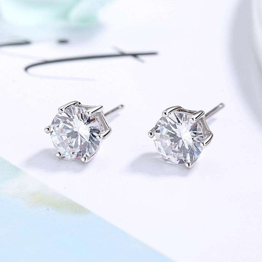 ネックレス ピアス セット レディース 一粒石 ワンストーン CZダイヤモンド AAAA ジルコニア 大粒 シルバー925 プラチナ コーティング仕上げ アレルギー対応 |  | 06