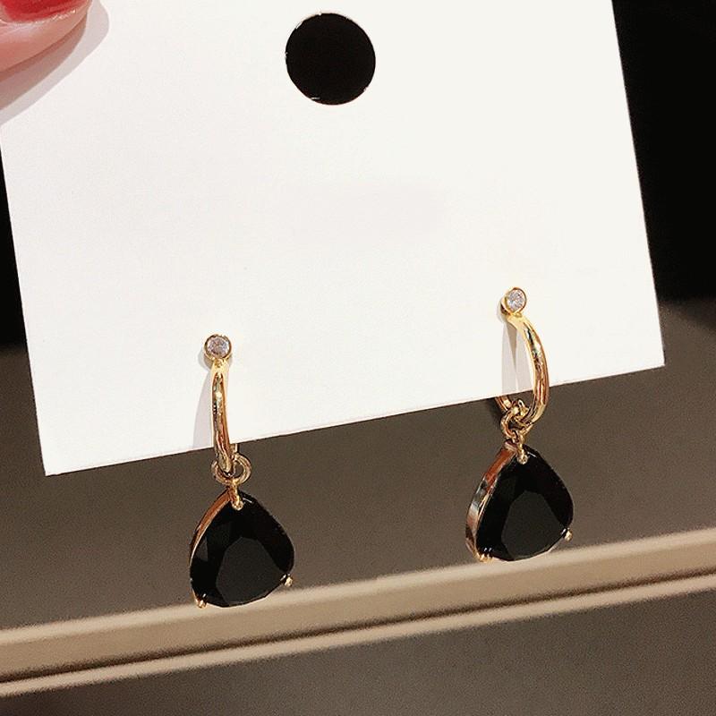 ピアス レディース しずく ウオータードロップ オニキス ピンクゴールド 黒 ブラック 水滴 シルバー925 ロジウムコーティング仕上げ アレルギー対応 30代 40代 |  | 01
