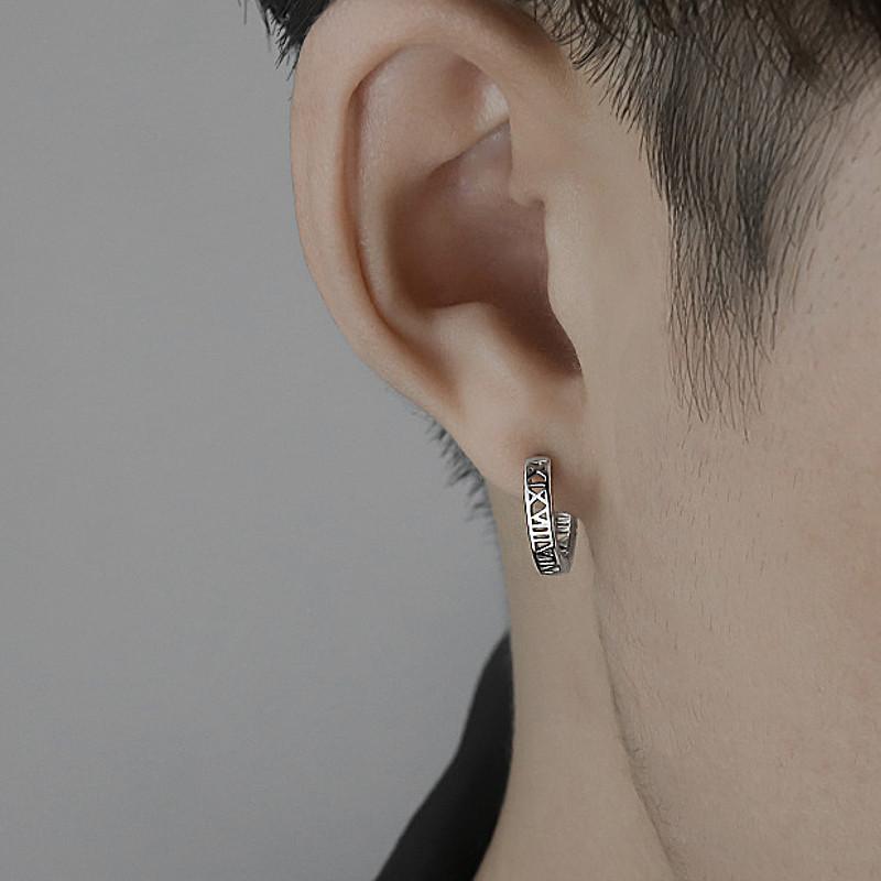 ピアス レディース メンズ フープピアス ローマ数字 シルバー925 ロジウムコーティング仕上げ アレルギー対応 イヤリング 20代 30代 40代 50代 シンプル |  | 06