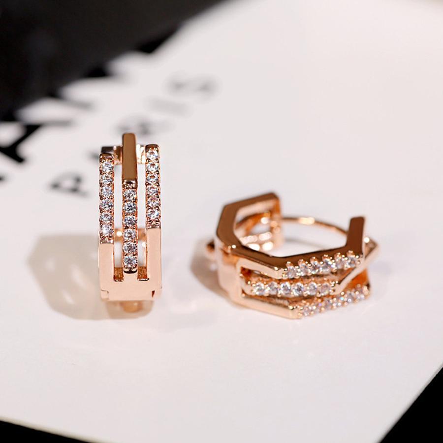 ピアス レディース メンズ フープピアス プラチナ ピンクゴールド CZダイヤモンド AAAA ジルコニア シルバー925 ロジウムコーティング仕上げ アレルギー対応 |  | 01