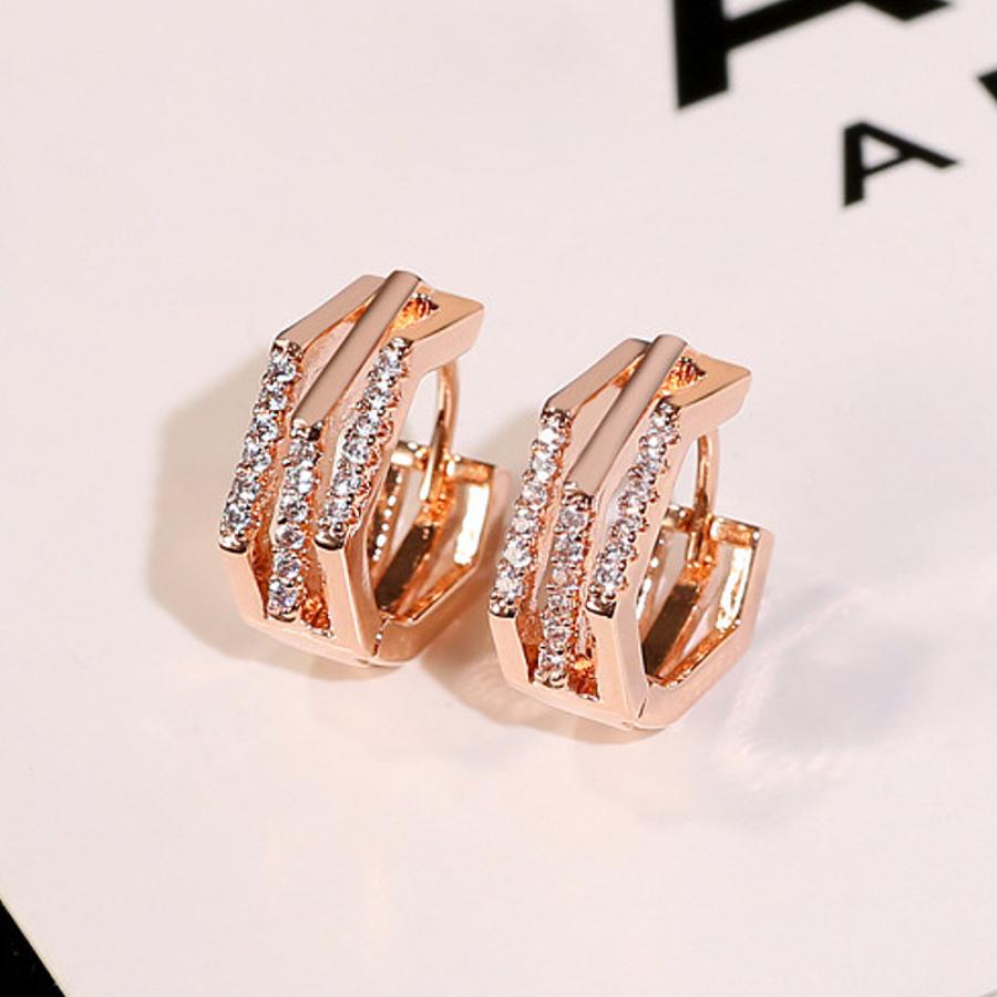 ピアス レディース メンズ フープピアス プラチナ ピンクゴールド CZダイヤモンド AAAA ジルコニア シルバー925 ロジウムコーティング仕上げ アレルギー対応 |  | 03