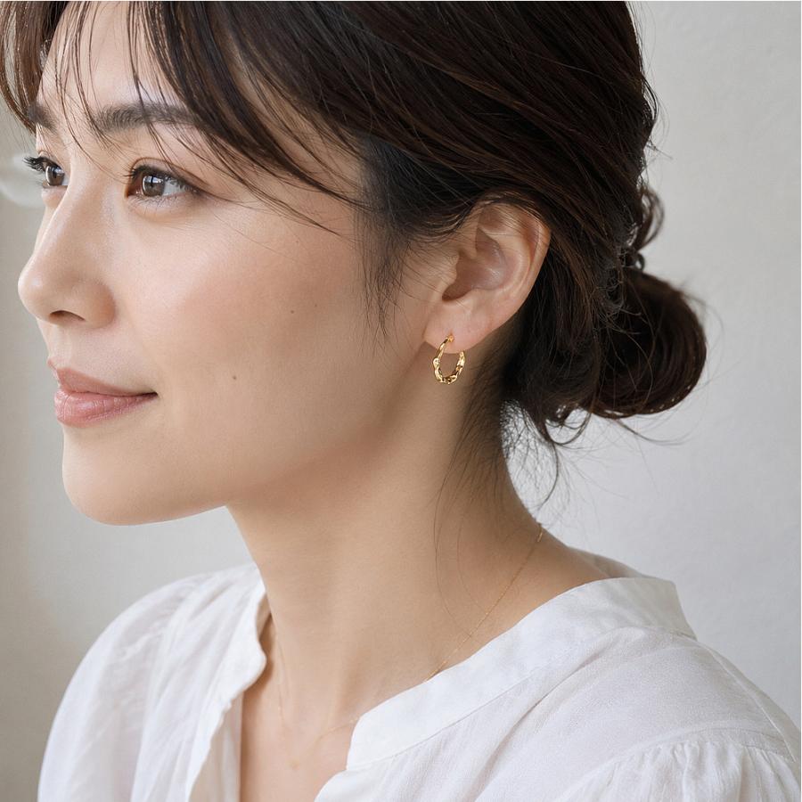 フープピアス メンズ レディース ツイスト ピアス つけっぱなし サージカルステンレス 金属アレルギー対応 ペアピアス 中折れ 小ぶり つけっぱなし 錆びない |  | 07